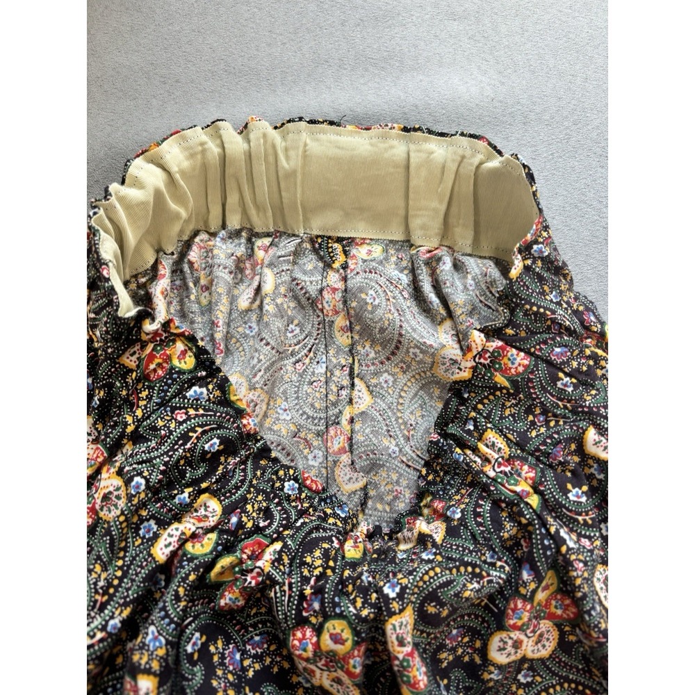 Vintage Handmade Prairie Skirt 70s XS Ditsy Floral Cottagecore Romantic Boho - Picture 6 of 8